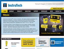 Tablet Screenshot of instrutechinc.com